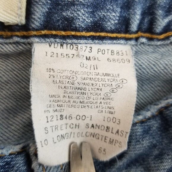 Gap Jeans Womens 10 Long Bootcut Y2K Medium Wash Cotton‎ Denim - Picture 3 of 9